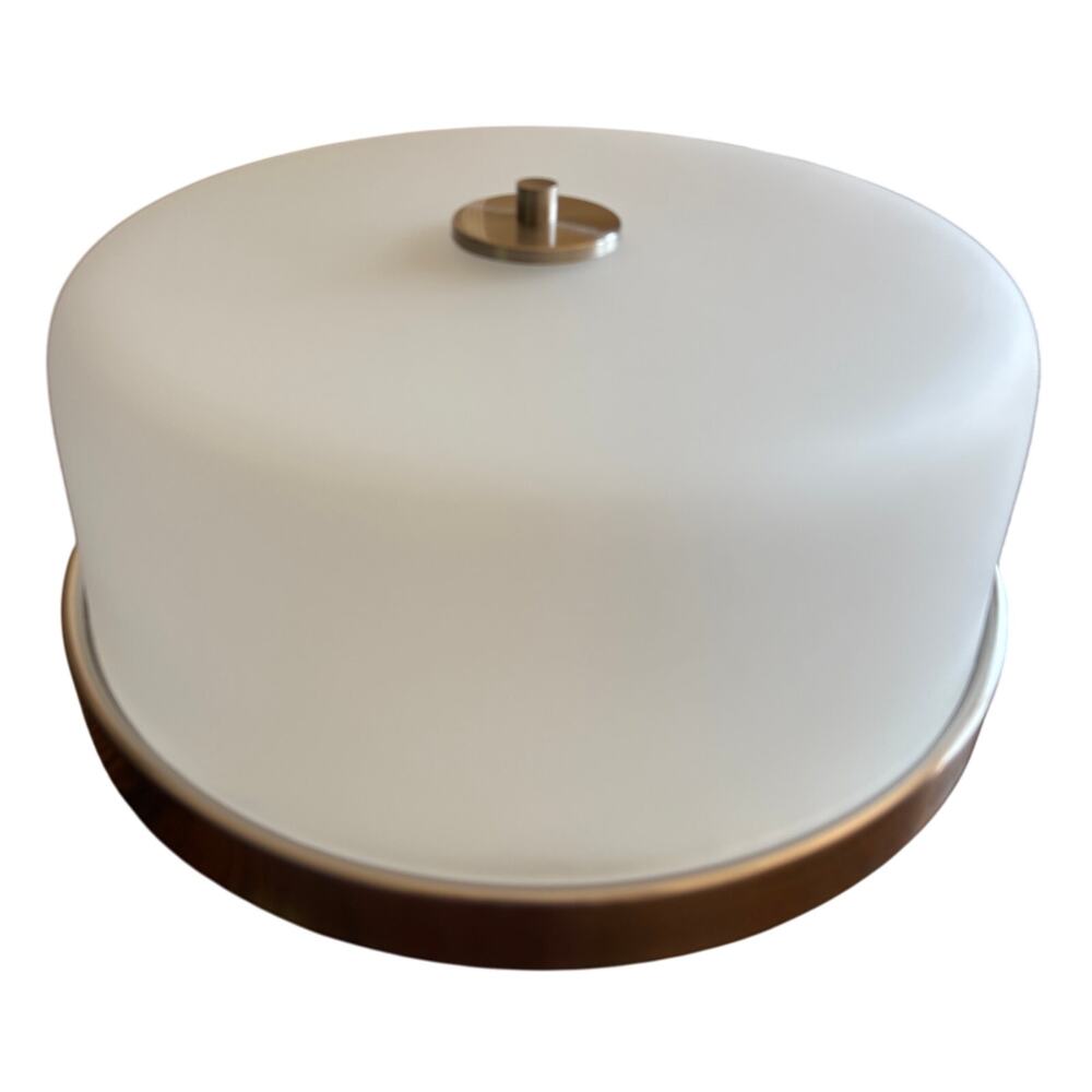 NIB Cask Industries FLUSH MOUNT Large CEILING LIGHT - 3 Light